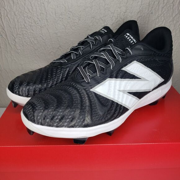 New Balance Mens Size 14 M FuelCell 4040 V7 Molded Baseball Shoes Black main image 4